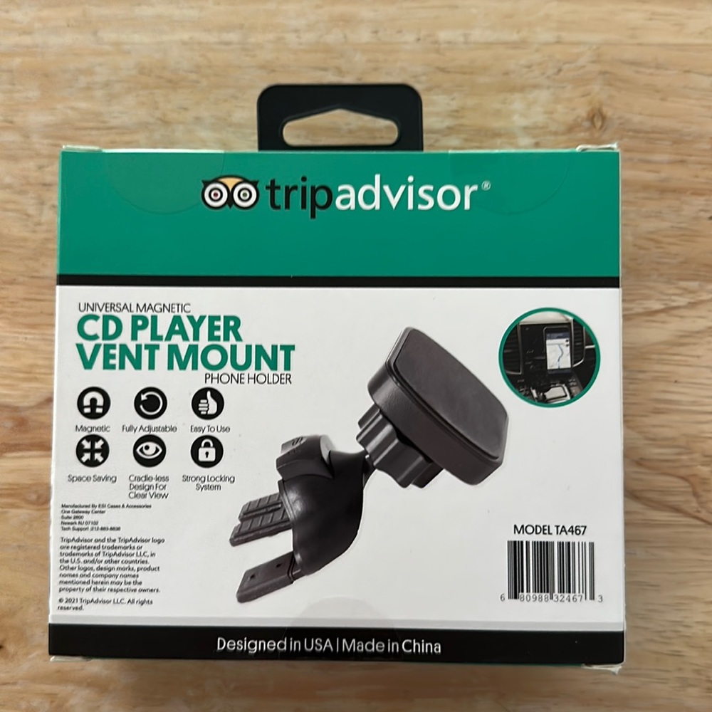 Universal Magnetic CD Player Vent Mount Phone Holder